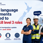 Meta Title: AEWV New Zealand yêu cầu tiếng Anh 2026: Skill Level 3 cần IELTS 4.0