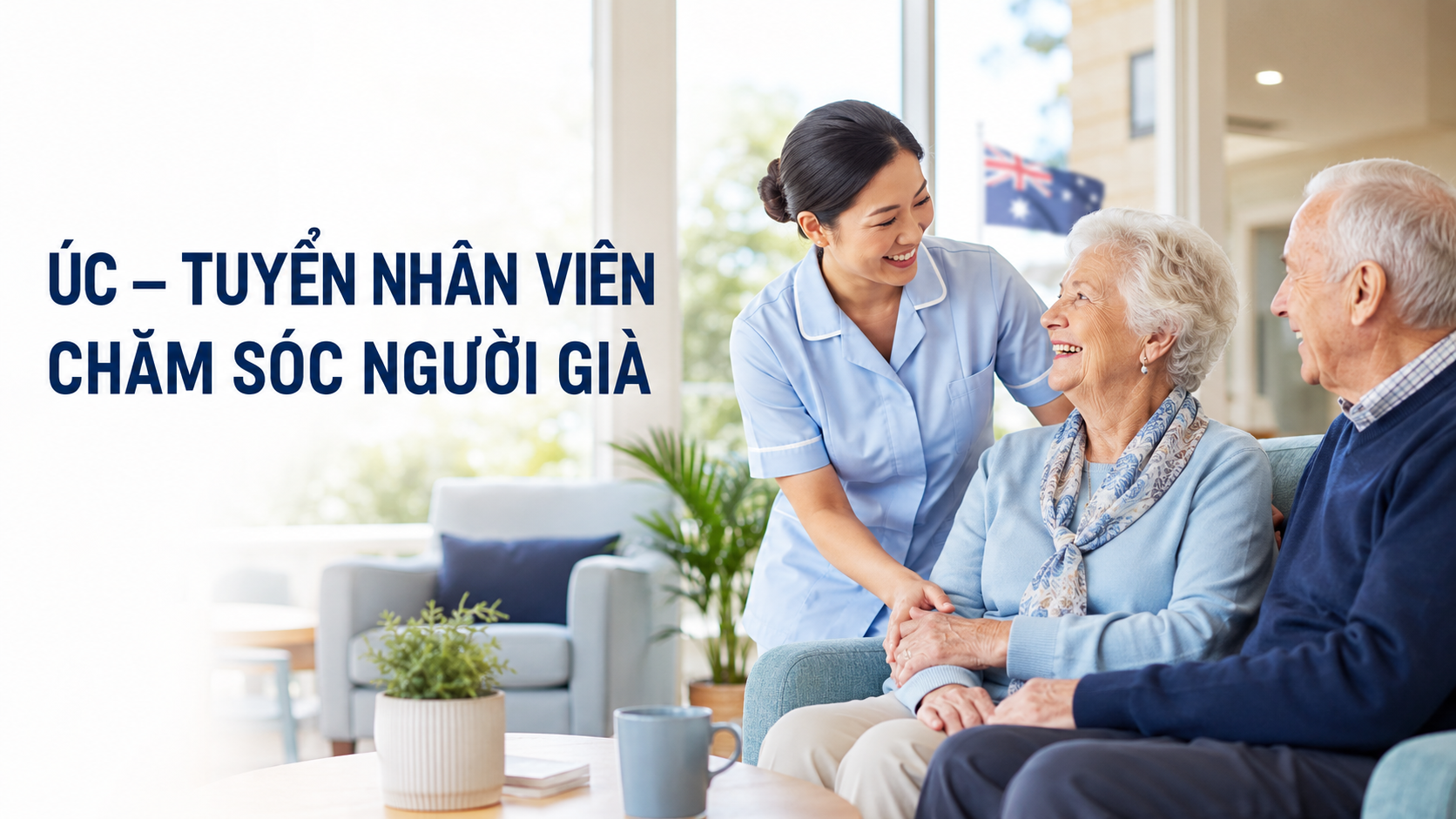 Tuyển Nhân Viên Chăm Sóc Người Già Tại Úc – Visa 482
