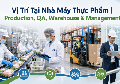 vị trí tại nhà máy thực phẩm