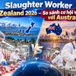 Slaughter Worker New Zealand 2026: So sánh với Úc